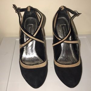 Used White & Black heels